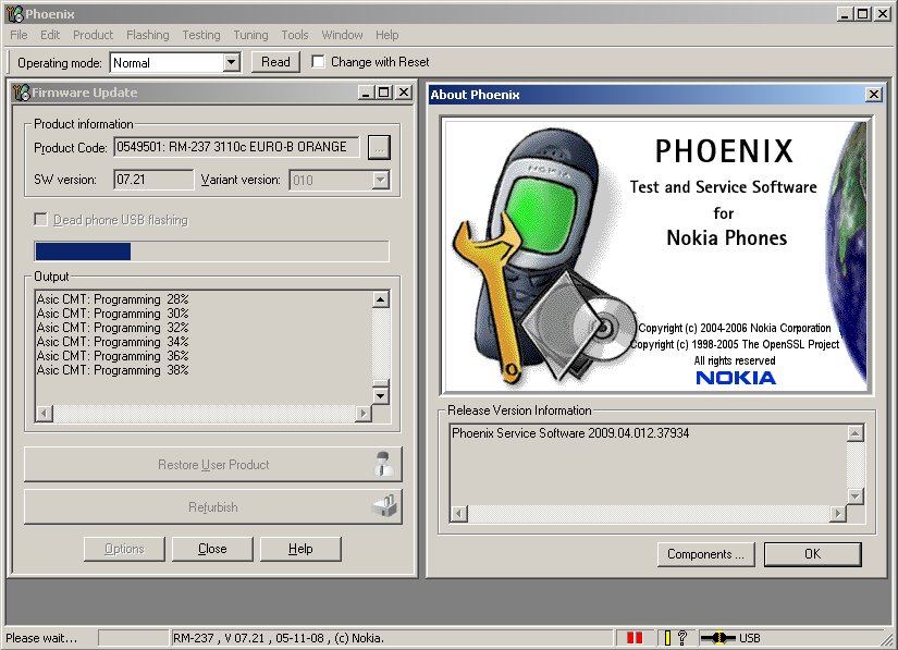 nokia flashing tool phoenix service software free download